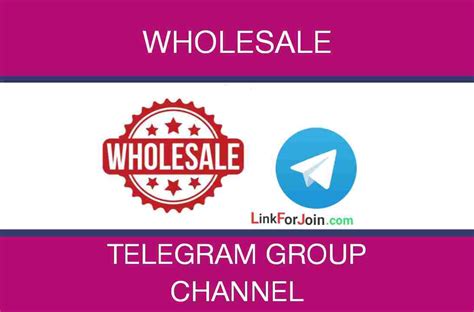 5K 00:57 February 3, 2017 <b>Wholesale Supplier</b> 2. . Telegram wholesale group link